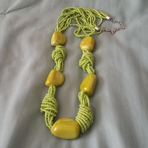 Bright Green Necklace